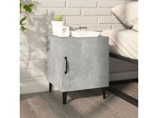 Noční stolek betonově šedý kompozitní dřevo