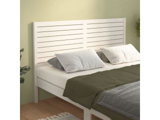 vidaXL Čelo postele bílé 156 x 4 x 100 cm masivní borovice