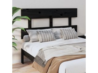 Čelo postele šedé 138 x 3 x 81 cm masivní borovice