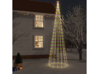 Vánoční strom s hrotem 1 134 barevných LED diod 800 cm