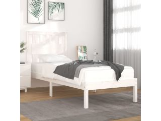 vidaXL Rám postele bílý masivní borovice 100 x 200 cm