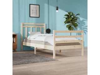 Rám postele masivní dřevo 100 x 200 cm