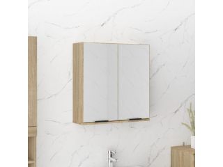 Koupelnová zrcadlová skříňka dub sonoma 64 x 20 x 67 cm
