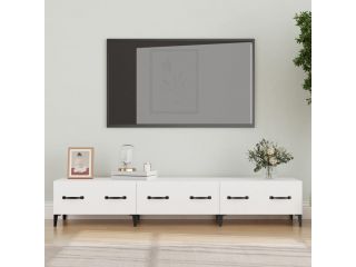 TV skříňka bílá 150 x 34,5 x 30 cm kompozitní dřevo