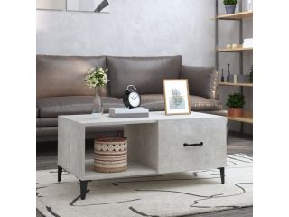 Konferenční stolek betonově šedý 90x50x40 cm kompozitní dřevo