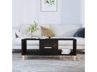 Konferenční stolek černý 102 x 50 x 40 cm kompozitní dřevo