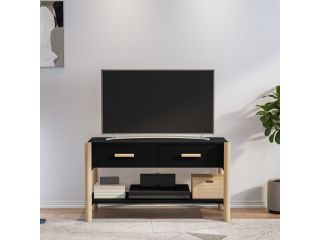 TV skříňka černá 82x38x45 cm kompozitní dřevo