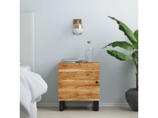 Noční stolek 40 x 33 x 46 cm masivní akáciové dřevo