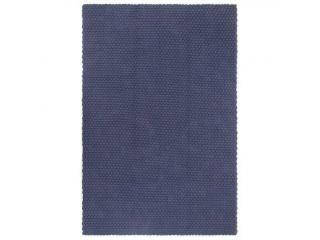 Koberec obdélníkový námořnická modrá 120x180 cm bavlna