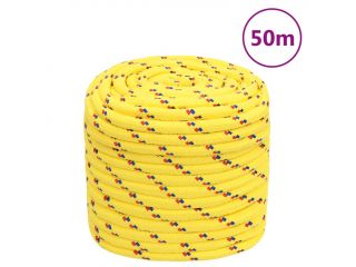 vidaXL Lodní lano žluté 16 mm 50 m polypropylen