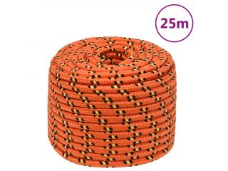 vidaXL Lodní lano oranžové 12 mm 25 m polypropylen
