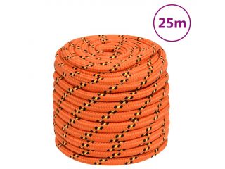 vidaXL Lodní lano oranžové 18 mm 25 m polypropylen