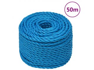 vidaXL Pracovní lano modré 12 mm 50 m polypropylen