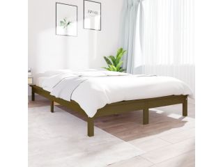 Rám postele medově hnědý 180x200 cm masivní borovice Super King