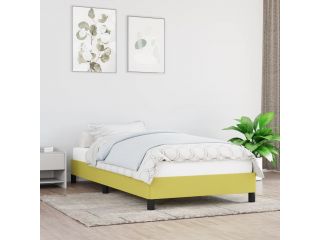 vidaXL Rám postele zelený 80 x 200 cm textil