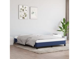 Rám postele modrý 140x200 cm textil