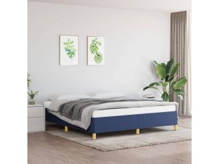 Rám postele modrý 160x200 cm textil