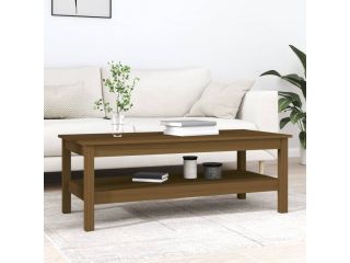 Konferenční stolek medově hnědý 110x50x40 cm masivní borovice