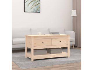 Konferenční stolek 102 x 49 x 55 cm masivní borové dřevo