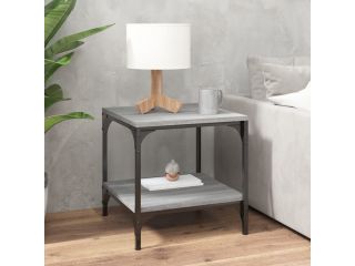 Odkládací stolek šedý sonoma 40 x 40 x 40 cm kompozitní dřevo