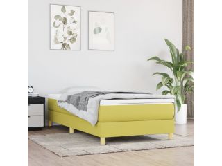 vidaXL Box spring postel zelená 80 x 200 cm textil