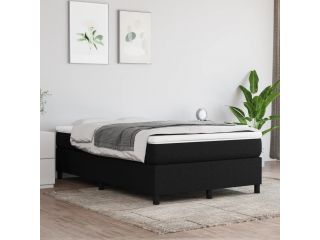 Box spring postel černá 120 x 200 cm textil