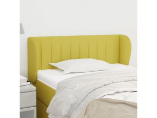 Čelo postele typu ušák zelené 103x23x78/88 cm textil