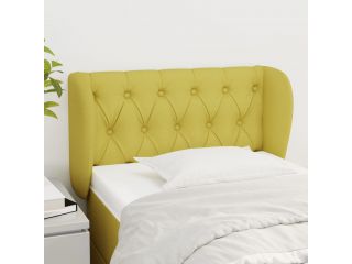 Čelo postele typu ušák zelené 83x23x78/88 cm textil