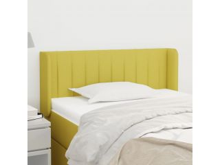 Čelo postele typu ušák zelené 93x16x78/88 cm textil