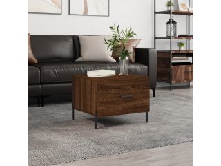 vidaXL Konferenční stolek hnědý dub 50 x 50 x 40 cm kompozitní dřevo