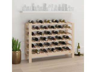 Regál na víno 109,5x30x82 cm masivní borové dřevo