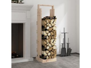 Stojan na dřevo 33,5 x 30 x 110 cm masivní borovice
