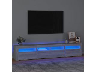 TV skříňka s LED osvětlením šedá sonoma
