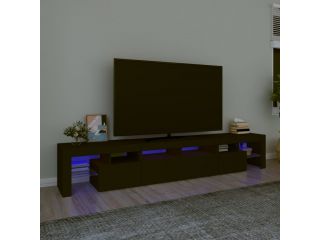 vidaXL TV skříňka s LED osvětlením černá 230x36,5x40 cm