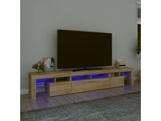 TV skříňka s LED osvětlením dub sonoma
