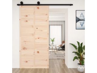 Posuvné dveře 100 x 1,8 x 214 cm masivní borové dřevo
