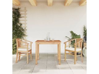 vidaXL 3dílný zahradní jídelní set masivní teakové dřevo