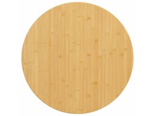 vidaXL Stolní deska Ø 80 x 1,5 cm bambus