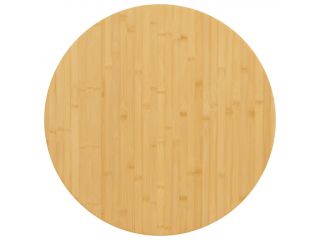 vidaXL Stolní deska Ø 60 x 4 cm bambus