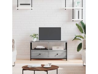 vidaXL TV skříňka šedá sonoma 90x33x45 cm kompozitní dřevo a železo