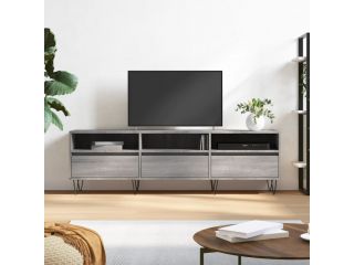 vidaXL TV skříňka šedá sonoma 150 x 30 x 44,5 cm kompozitní dřevo