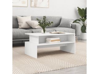 vidaXL Konferenční stolek bílý 90 x 55 x 42,5 cm kompozitní dřevo