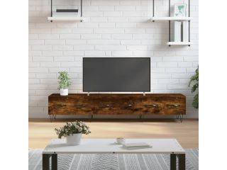 vidaXL TV skříňka kouřový dub 150 x 36 x 30 cm kompozitní dřevo